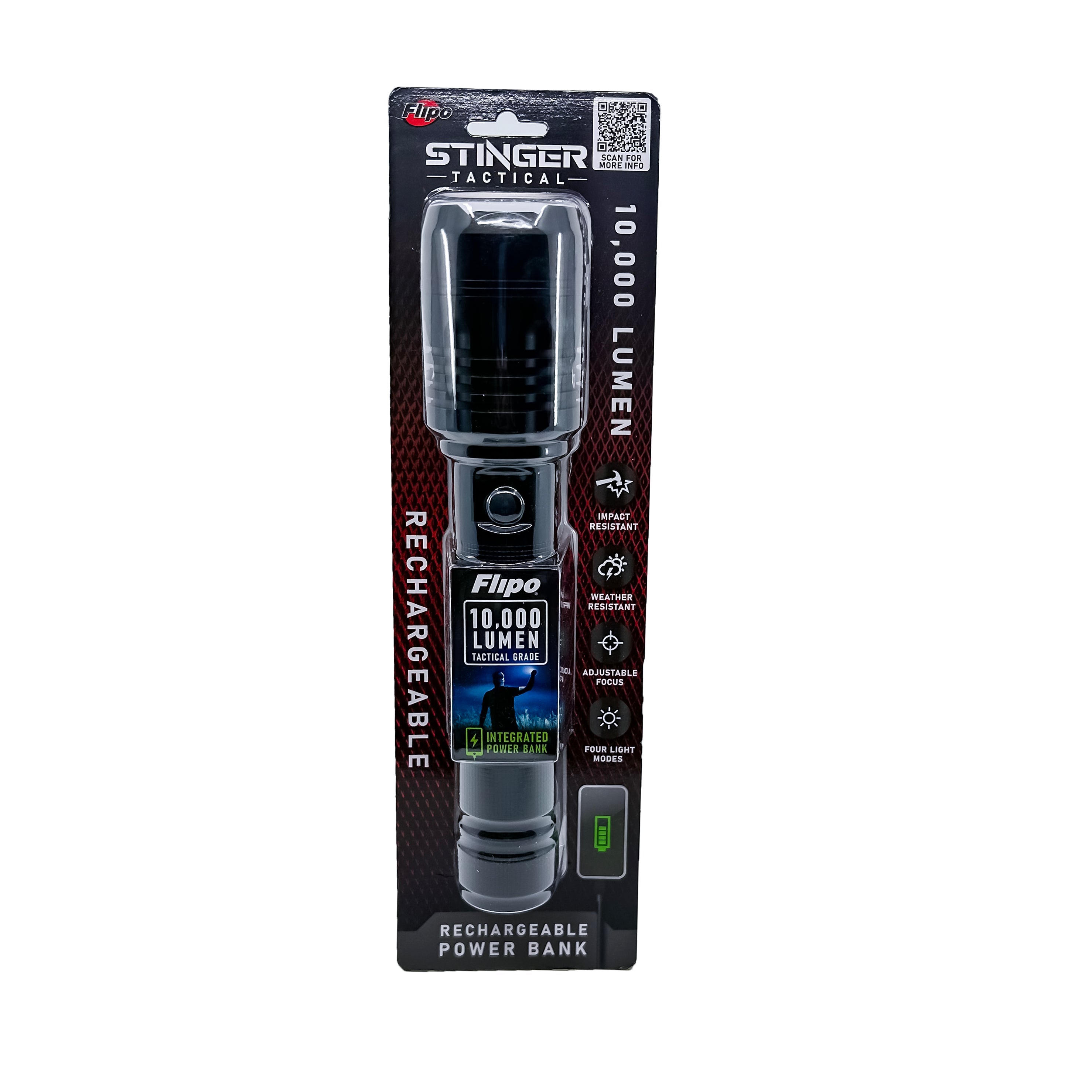 Stinger™ Tactical Lumen Rechargeable Flashlight