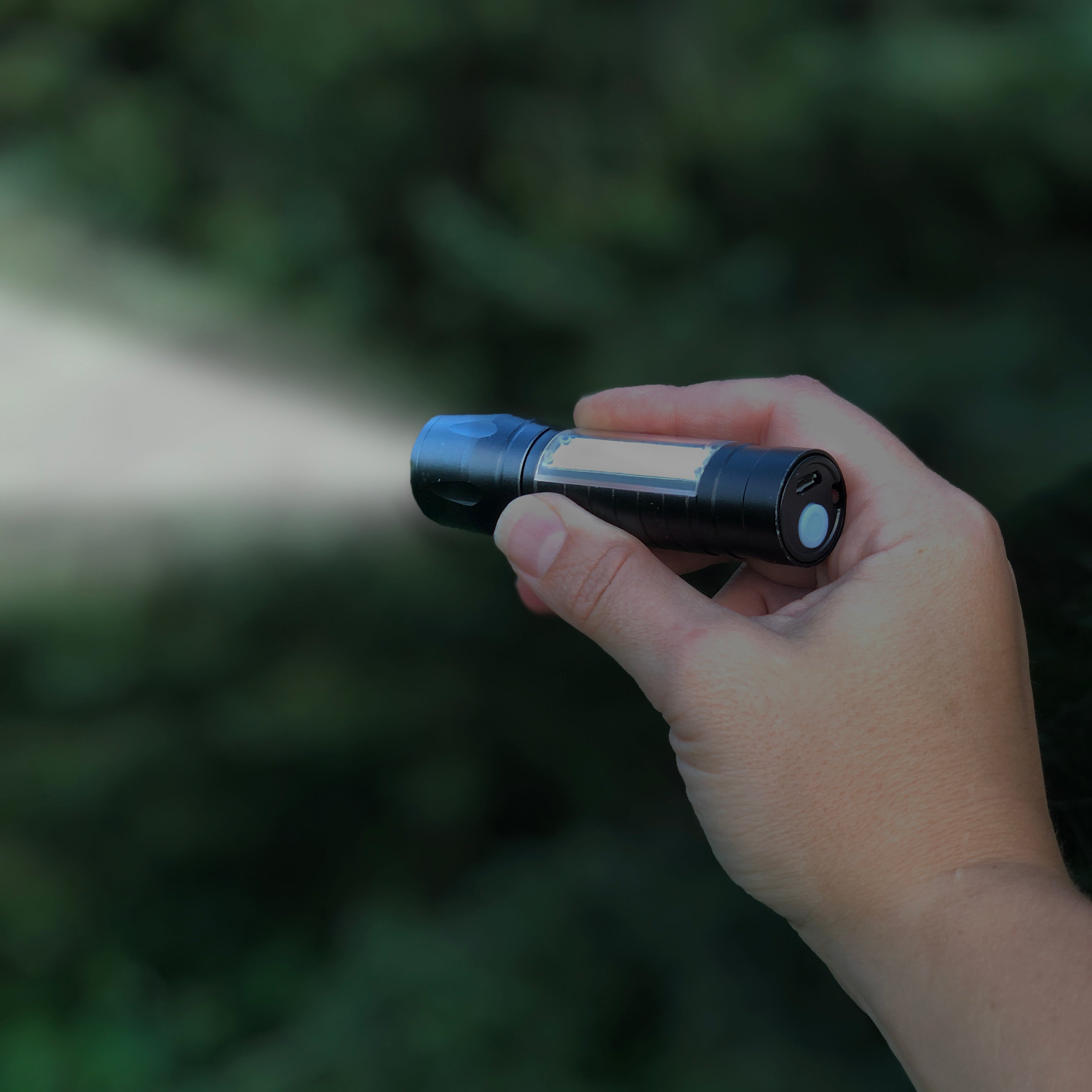 Micro Stinger Rechargeable LED Flashlight & COB LED Dual Work Light