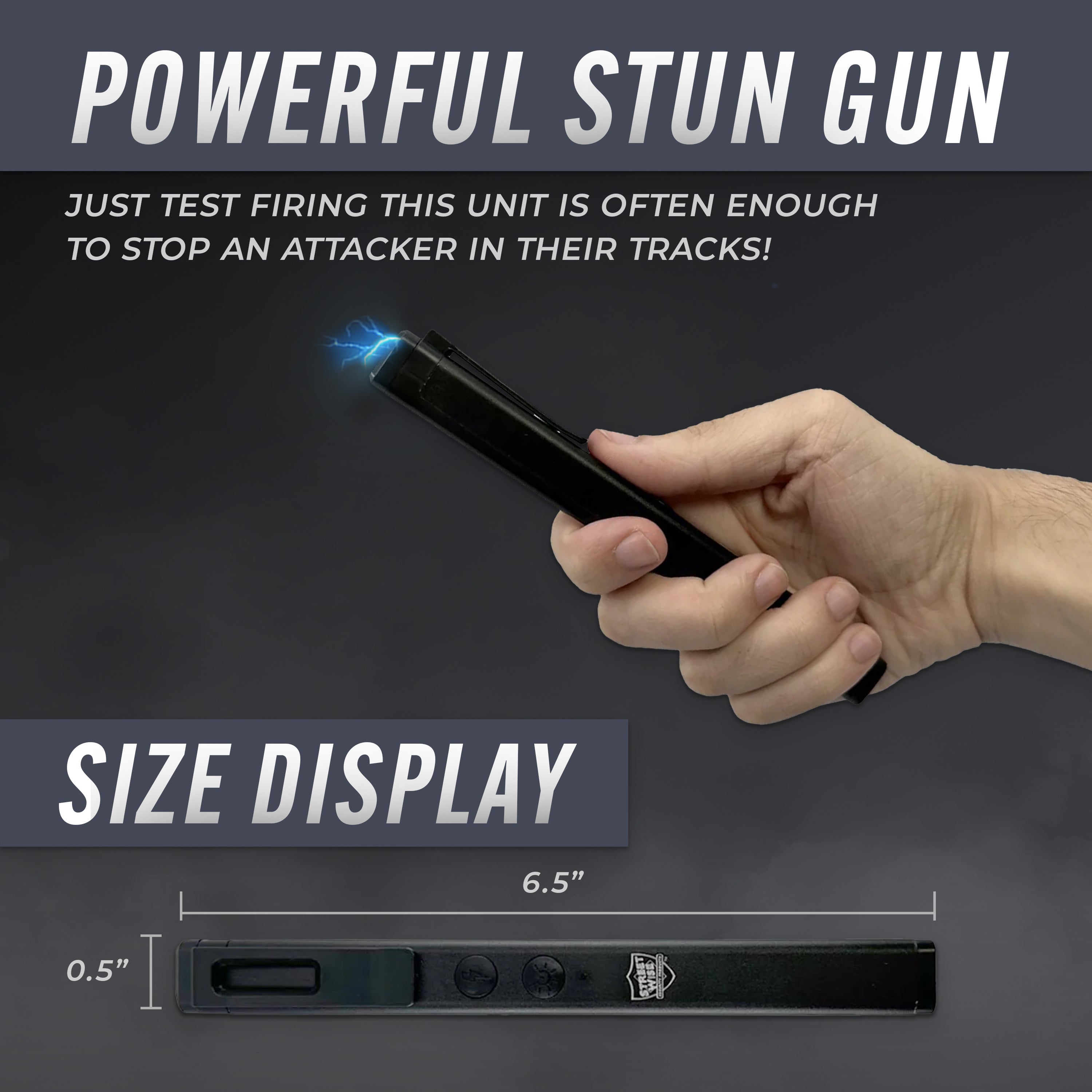Streetwise Hot Rod 50,000,000 Dual Light Stun Gun