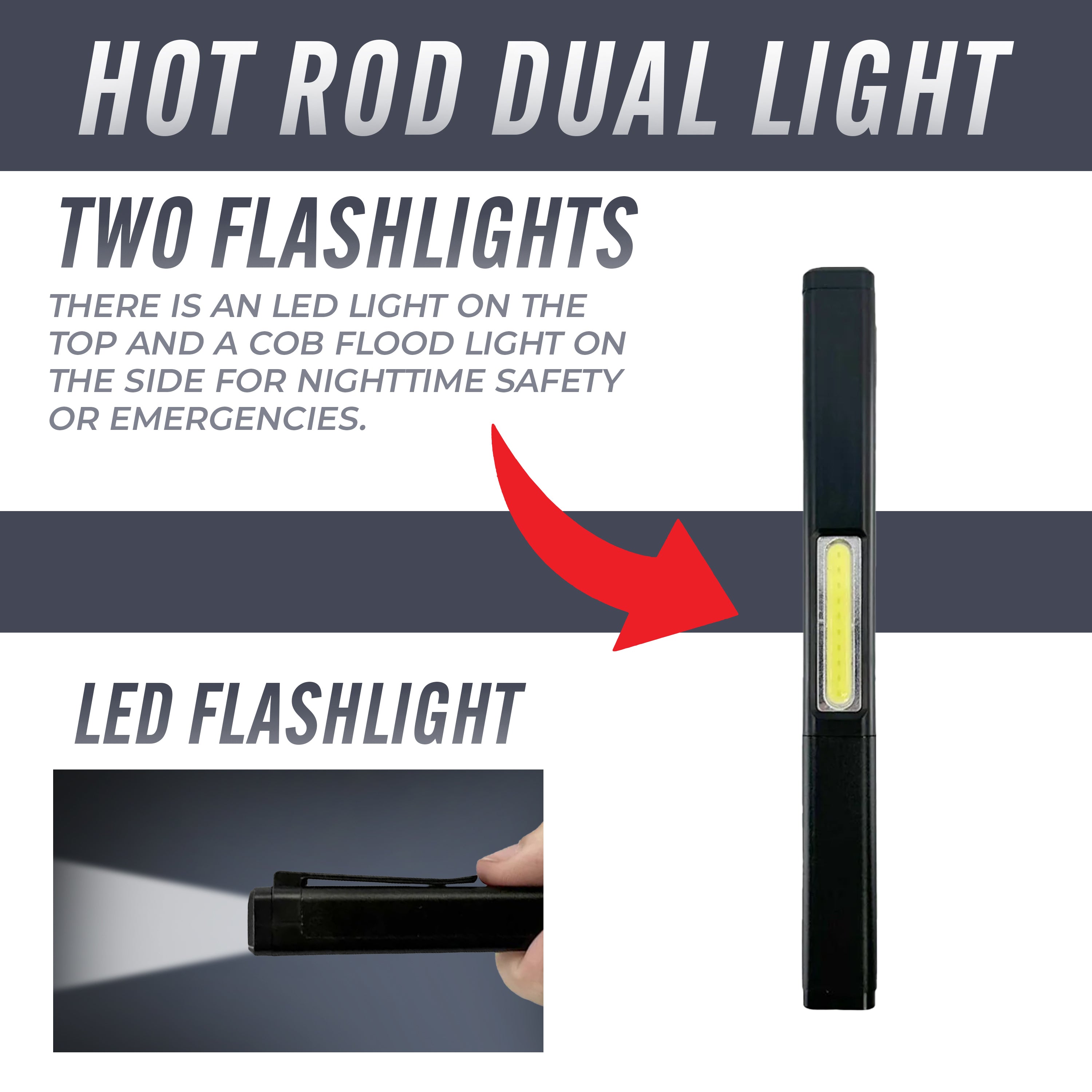 Streetwise Hot Rod 50,000,000 Dual Light Stun Gun