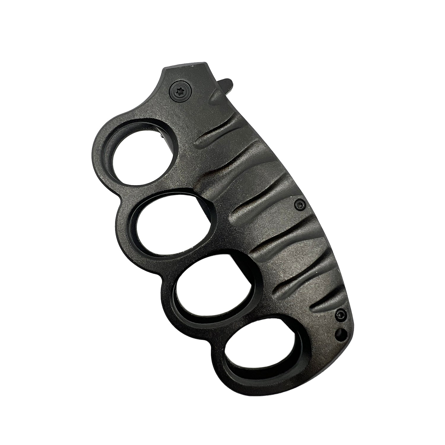 5" Spring Assisted Knuckle Knife Black