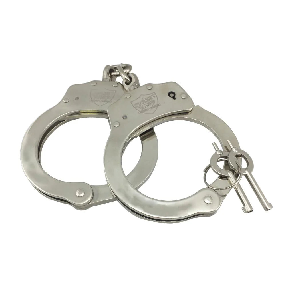 Nickel-plated Steel Handcuffs