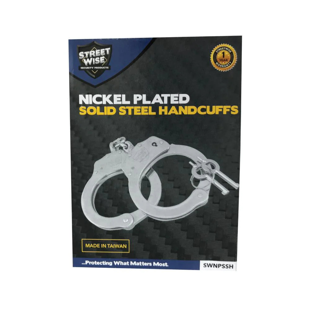 Nickel-plated Steel Handcuffs