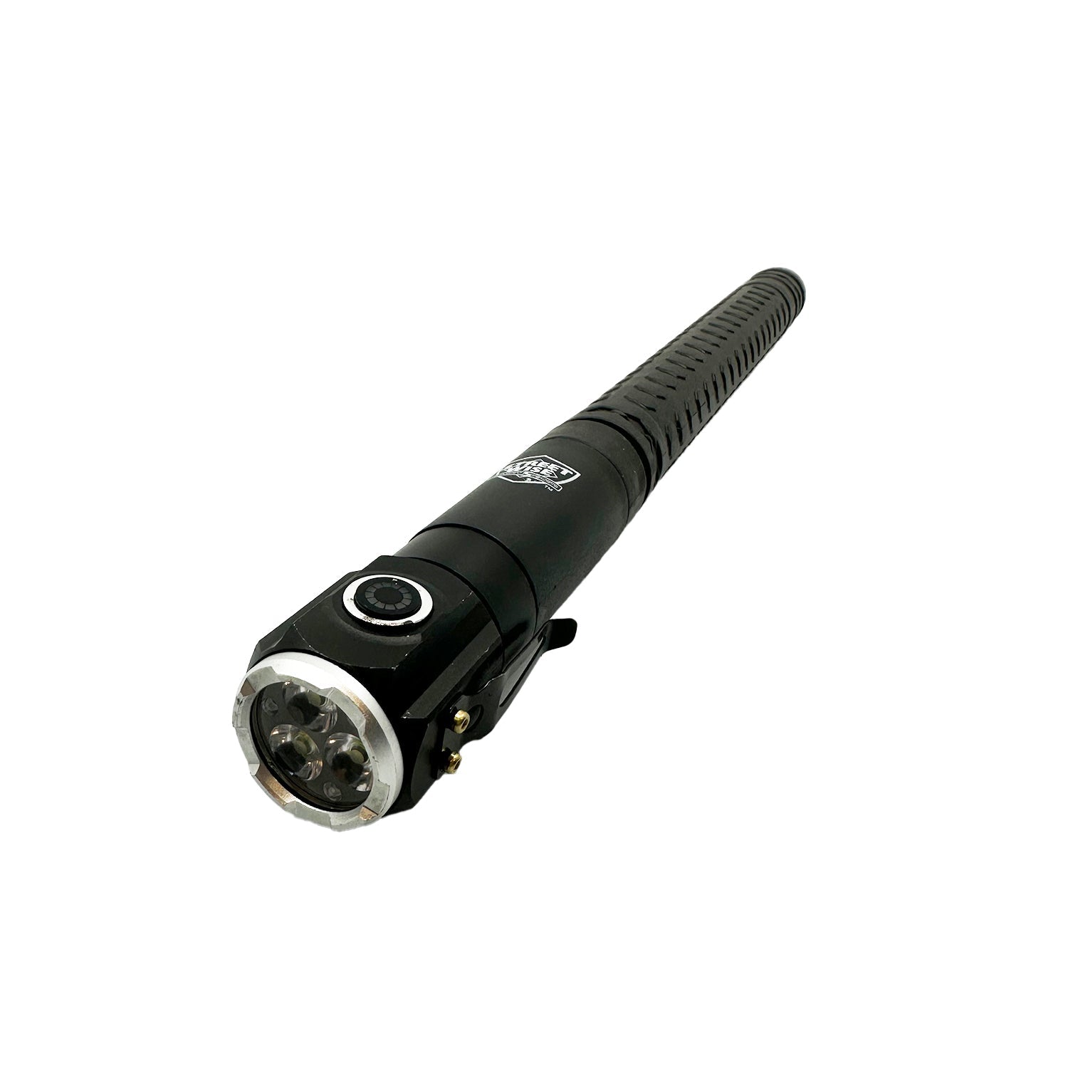 Push Button Auto Expandable Baton with Flashlight